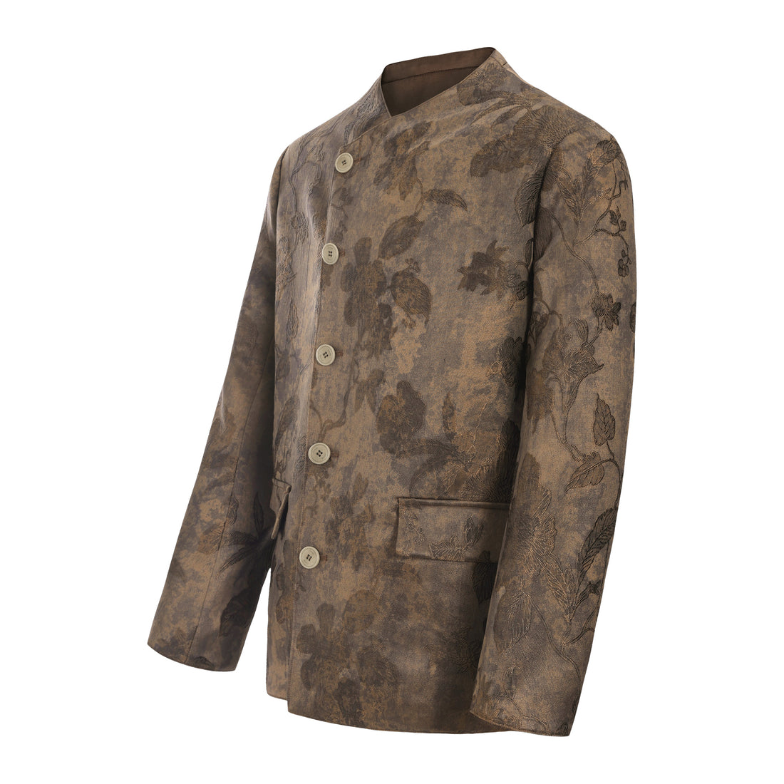 Floral Embroidered Suit